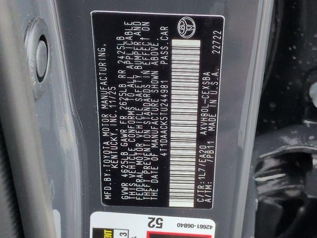 2026 Toyota CAMRY SE