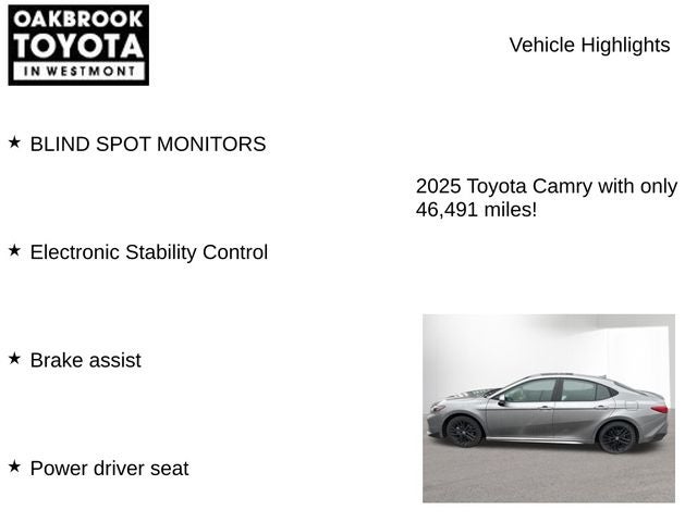 2025 Toyota CAMRY SE