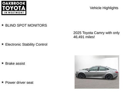 2025 Toyota CAMRY SE