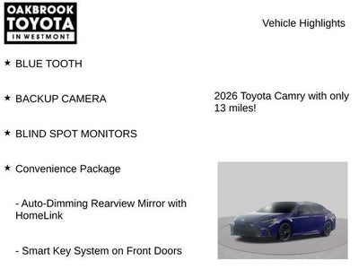 2026 Toyota Camry SE