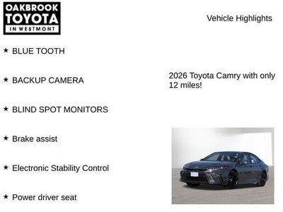 2026 Toyota CAMRY SE