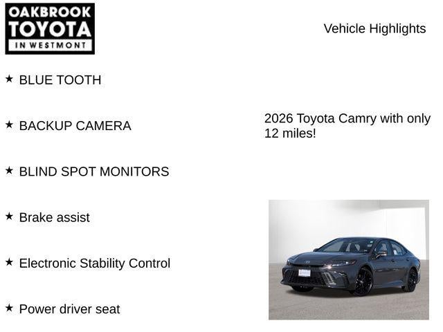 2026 Toyota CAMRY SE