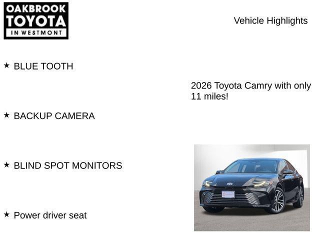 2026 Toyota CAMRY SE
