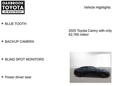2025 Toyota CAMRY SE
