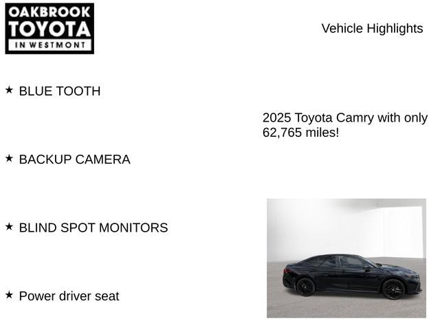 2025 Toyota CAMRY SE