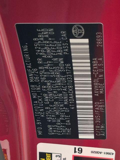 2026 Toyota Camry LE