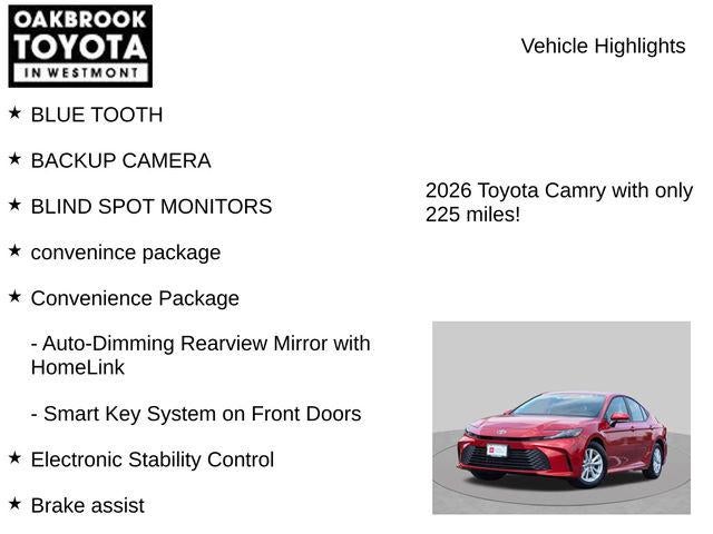 2026 Toyota Camry LE