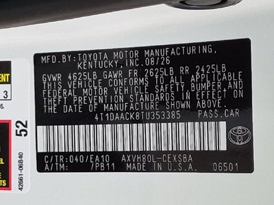 2026 Toyota Camry SE