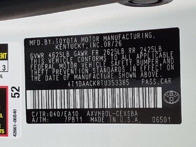 2026 Toyota Camry SE
