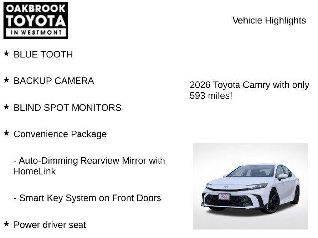 2026 Toyota Camry SE
