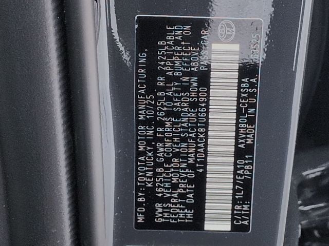 2026 Toyota CAMRY SE