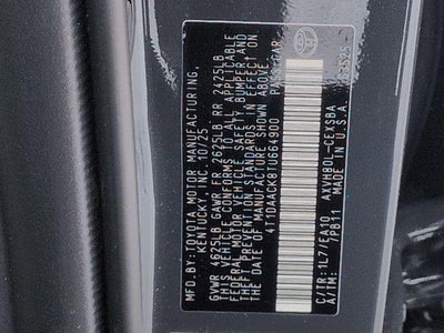 2026 Toyota CAMRY SE