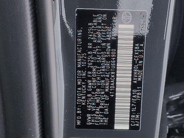 2026 Toyota CAMRY SE