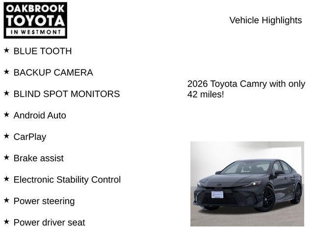 2026 Toyota CAMRY SE