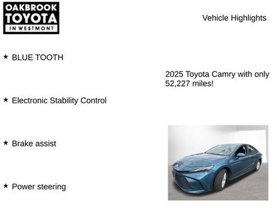 2025 Toyota CAMRY LE