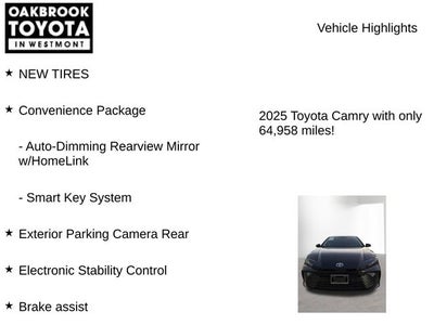 2025 Toyota CAMRY LE