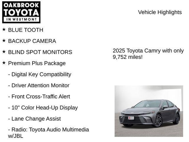 2025 Toyota CAMRY XLE