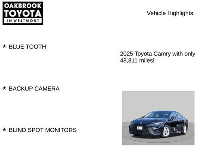 2025 Toyota Camry LE