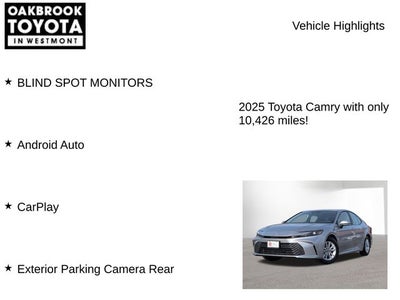 2025 Toyota CAMRY LE