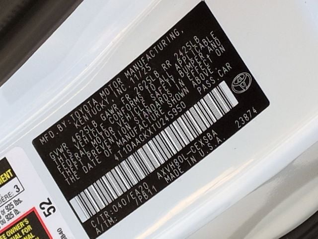 2026 Toyota CAMRY SE