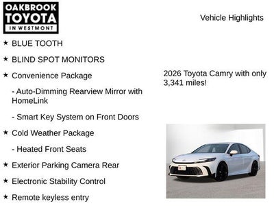 2026 Toyota CAMRY SE