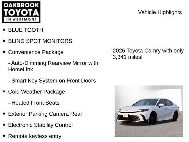2026 Toyota CAMRY SE