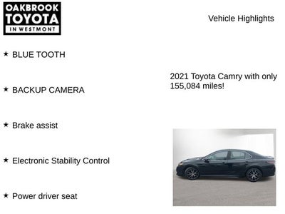2021 Toyota Camry SE Nightshade