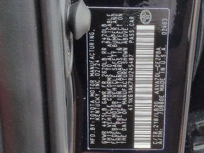 2024 Toyota CAMRY XSE