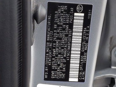 2023 Toyota CAMRY XSE V6