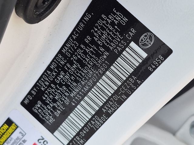 2023 Toyota Camry SE