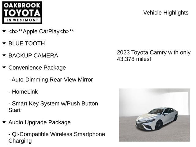 2023 Toyota Camry SE