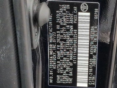 2023 Toyota CAMRY SE