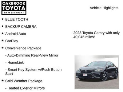 2023 Toyota CAMRY SE
