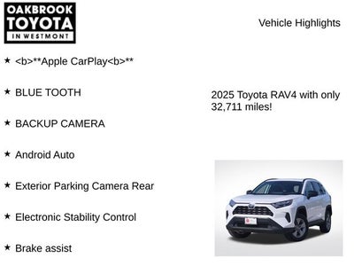 2025 Toyota RAV4 Hybrid LE