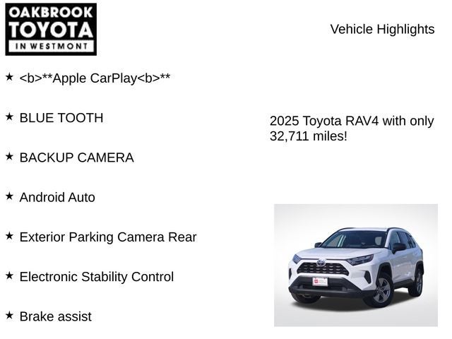 2025 Toyota RAV4 Hybrid LE