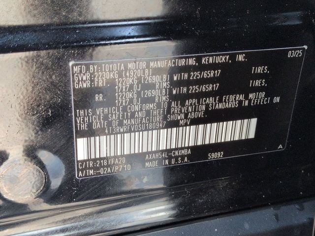 2025 Toyota RAV4 HYBRID XLE