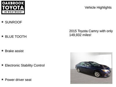 2015 Toyota CAMRY XLE