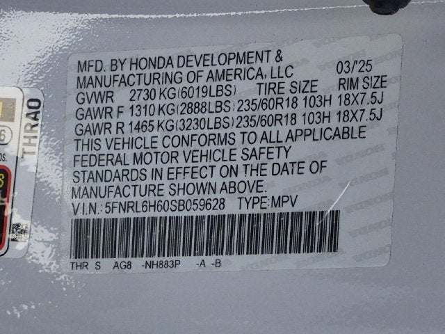 2025 Honda Odyssey EX-L