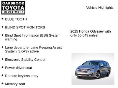 2025 Honda Odyssey EX-L