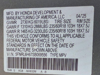 2025 Honda Odyssey EX-L
