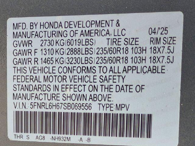 2025 Honda Odyssey EX-L
