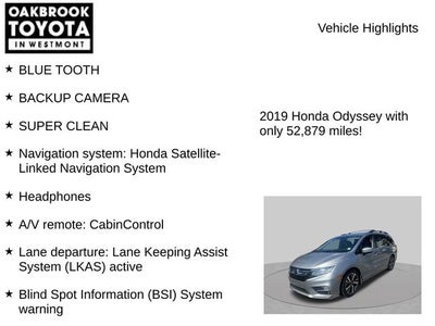 2019 Honda Odyssey Elite