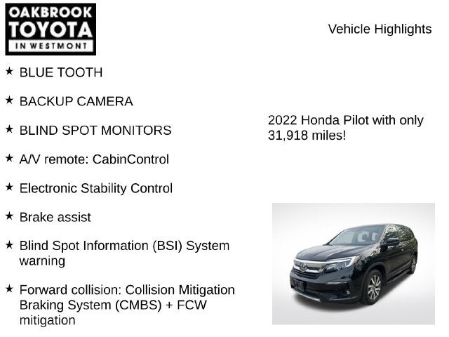 2022 Honda Pilot EX-L