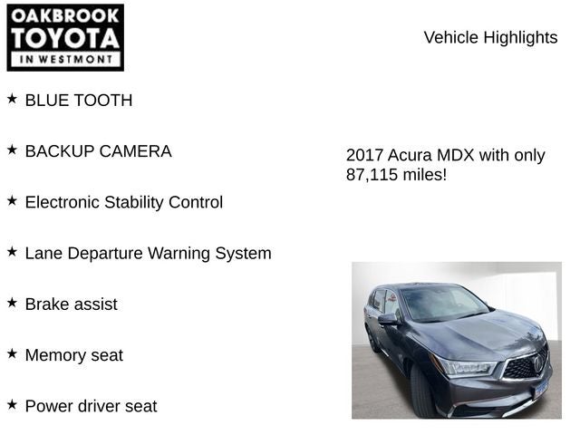 2017 Acura MDX 3.5L SH-AWD