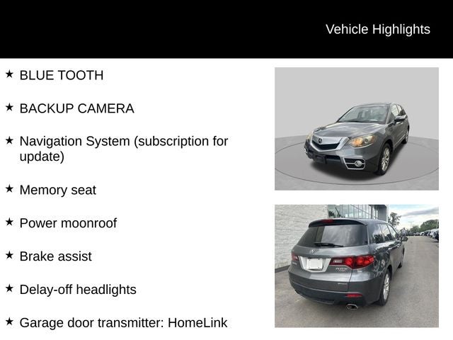 2012 Acura RDX Technology Package SH-AWD