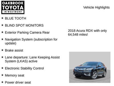 2018 Acura RDX Advance Package
