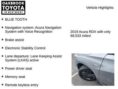 2019 Acura RDX A-Spec Package SH-AWD