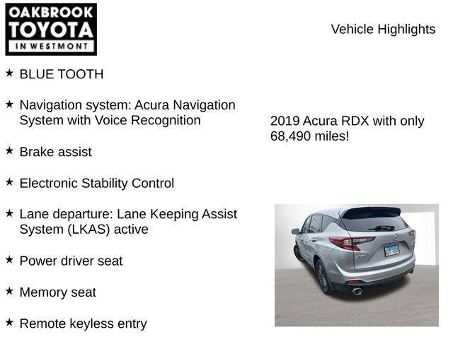 2019 Acura RDX A-Spec Package SH-AWD