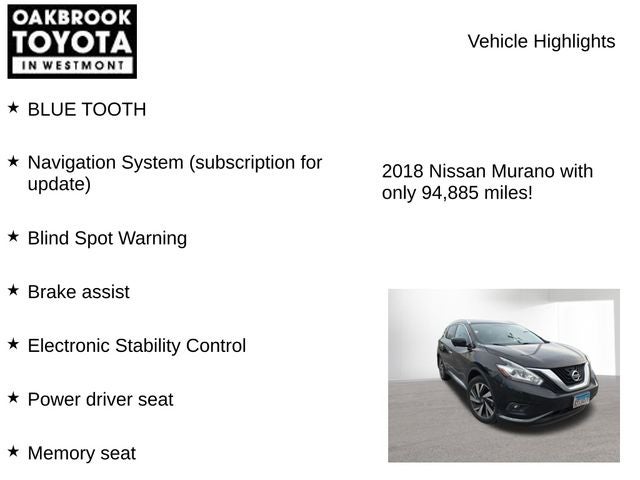 2018 Nissan Murano Platinum