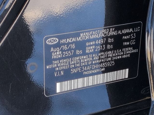 2017 Hyundai Sonata Sport